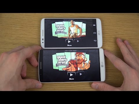 GTA San Andreas LG G3 vs. LG G2 4K Gaming Performance Comparison Review