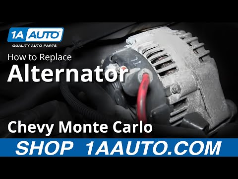 How To Install Replace Alternator 2000-05 3.4L Chevy Monte Carlo