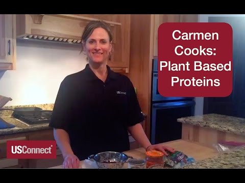 Carmen Cooks: Plant Based Proteins 