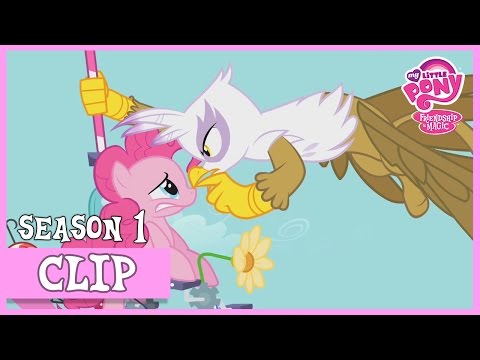 Gilda Bullies Pinkie Pie “Griffon the Brush-Off”