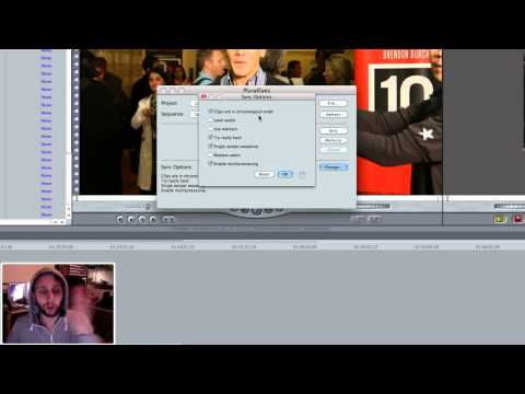 how to sync sound and video in fcp