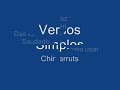 Versos Simples - Chimarruts (com letra)