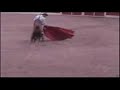 primer torero que sale corriendo