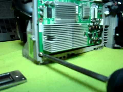 Replacing dlp chip on a Mitsubishi dlp tv Part II