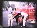 THE NEWARK FIRE DEPT.  “18 ENGINE WASHING THE RIG”   MID TO LATE 1960’S