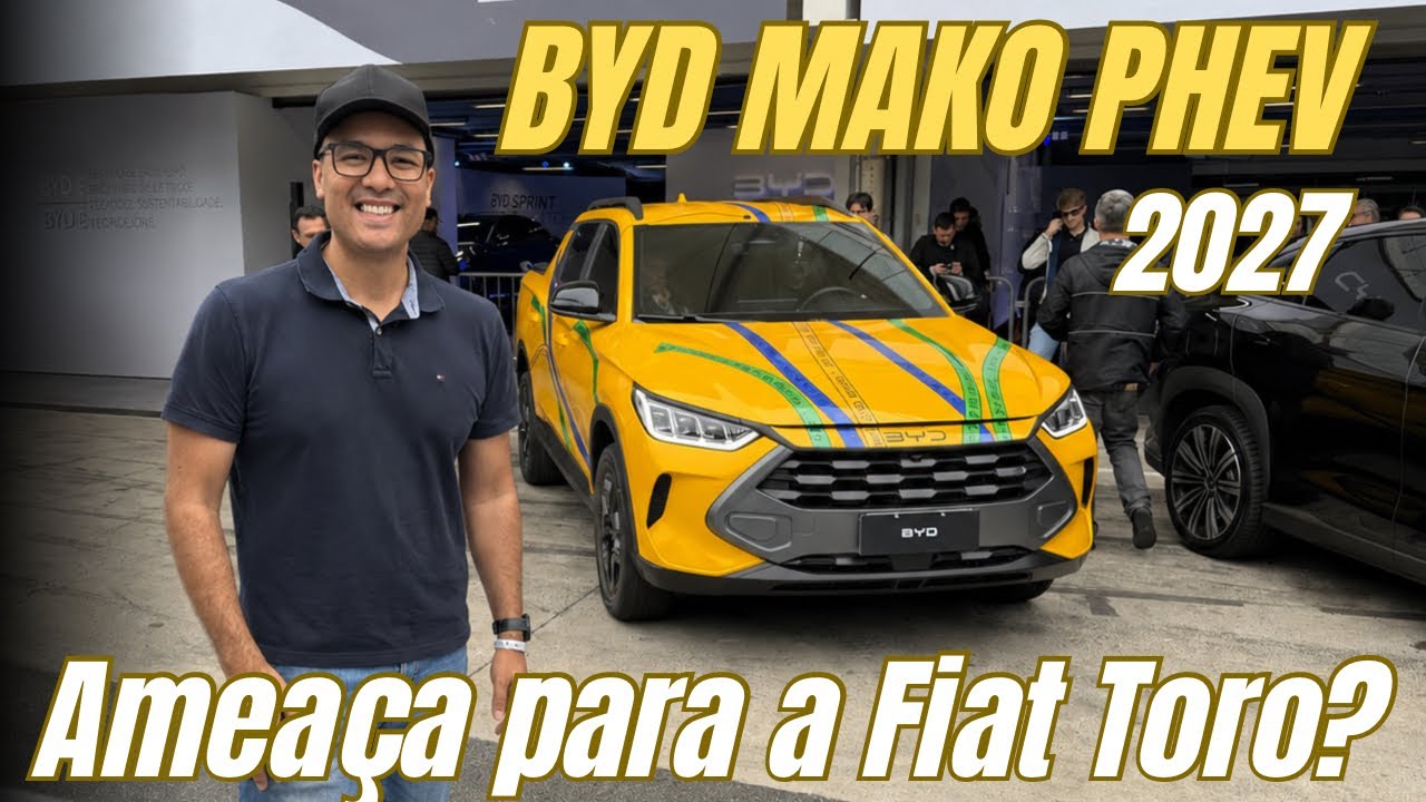 BYD Mako VEM AMEAÇAR A FIAT TORO E VOLKSWAGEN TUKAN