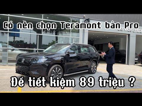 Volkswagen Teramont Pro có đáng mua hơn Pro Max? | Khác biệt gì để tiết kiệm 89 triệu?