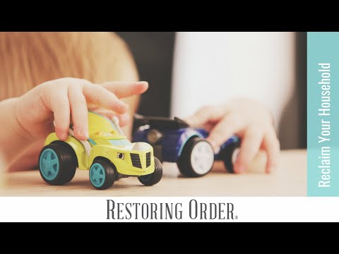 how to organize toys