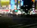 夜の新宿駅東口から歌舞伎町一丁目メイン通りへ(コマ劇場、新宿東宝会館、ミラノ座)