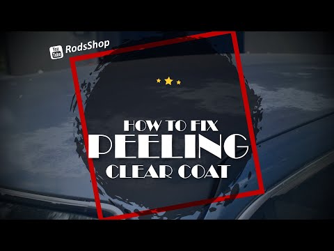 how to repair peeling clear coat