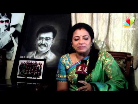 Poornima Bhagyaraj - I'm excited to act with Vijay & Mohanlal in Jilla | Vijay Birthday Celebration