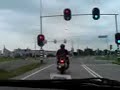 Motorrijden op N50 en industrieweg in Kampen