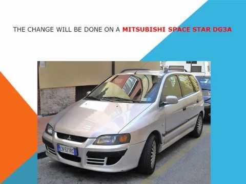 How to replace the air cabin filter   dust pollen filter on a Mitsubishi Space Star DG3A