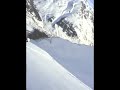 North snofw field on cheget