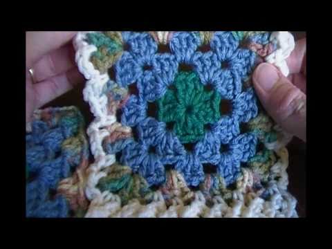 how to attach crochet squares