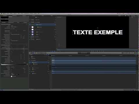 motion 5 tutorial shining - Utilisation de particules pour faire exploser un texte sous Motion 5. Utilisation des Émetteurs, des comportements et des modes de fusion.