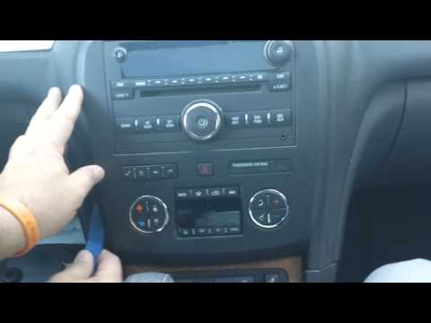 How to Remove Radio CD Changer from Buick Enclave 2008 for Repair