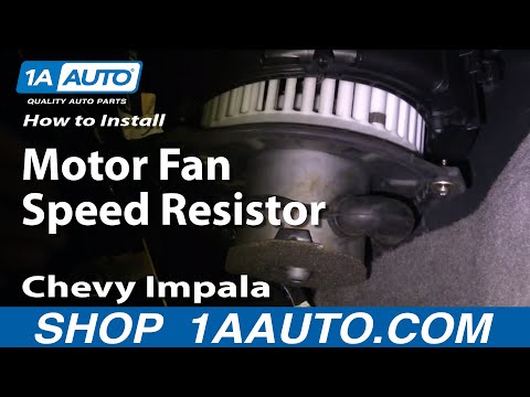 How To Install Replace Blower Motor Fan Speed Resistor Chevy Impala 00-03 1AAuto.com