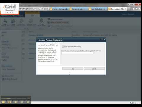 18- SharePoint 2010 - Permissions and Top Link Bar