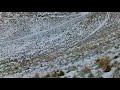 Snow roll down Arthurs Seat - don't try this at home