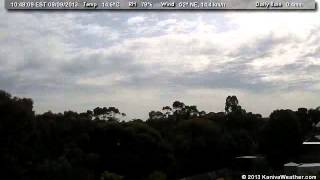 8 September 2013 - North Facing WeatherCam Timelapse - KanivaWeather.com