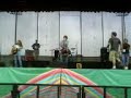 aqui la banda feufollet de louisiana en esayo antes de presentarse en latidos del mundo para los grupos de recorridos escolares