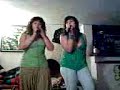 Andrea y Tere en el Sing Star Andrea y Tere en el Sing Star