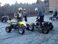 Honda trx Suzuki ltr double d doughnut burnout 450r