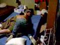 Two Lovers Wrestling in the Sheets!