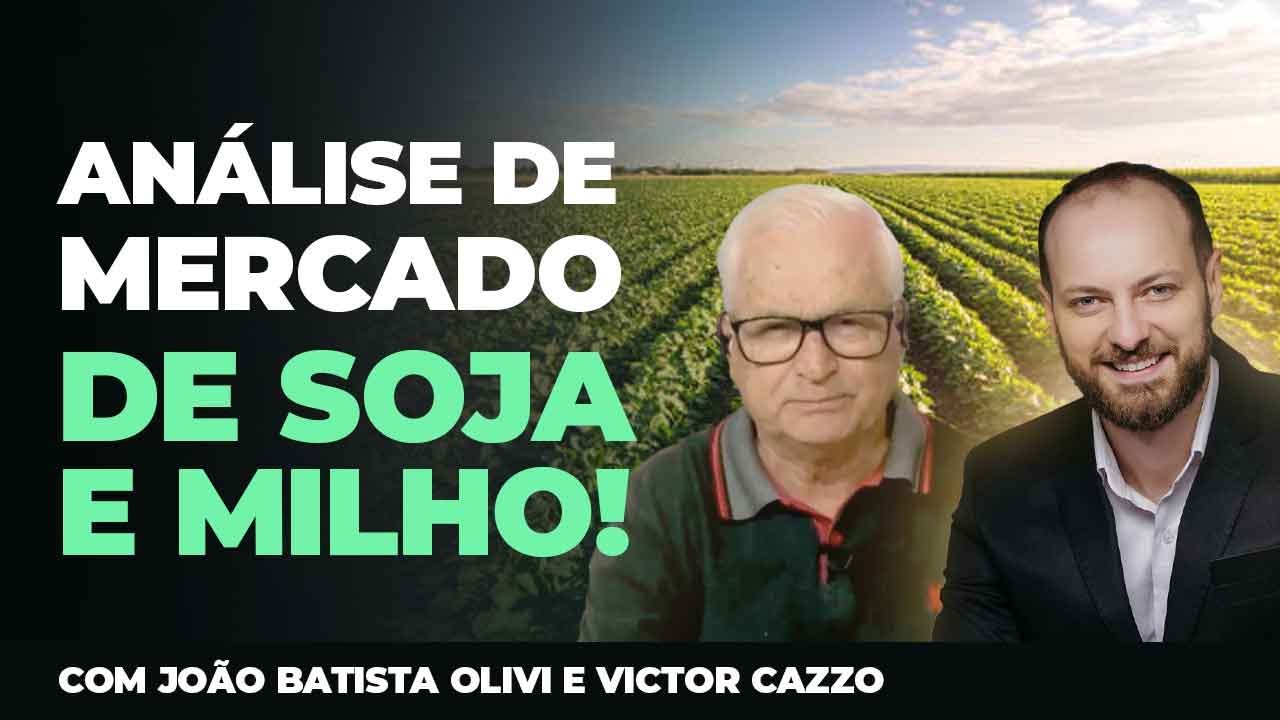 ANÁLISE DE MERCADO DE SOJA E MILHO! Com JOÃO BATISTA OLIVI e VICTOR CAZZO!