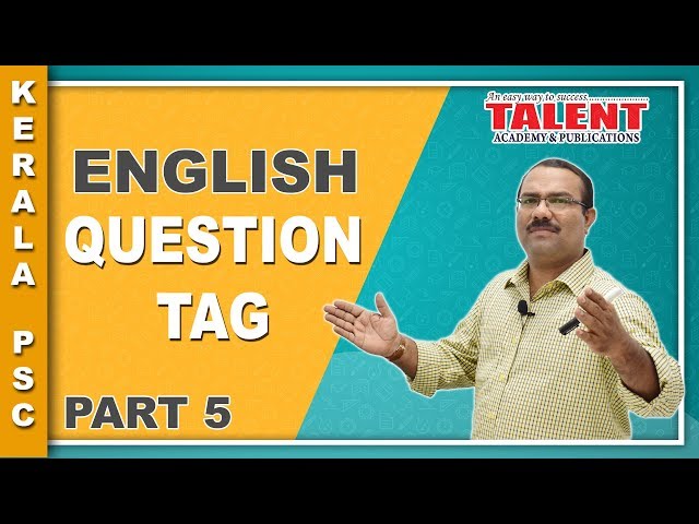 English Grammar Class - Question Tag | University Assistant Part - 5