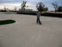 My kid on scooter