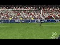 FIFA2010 - Juan Román Riquelme curled effort