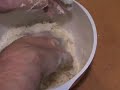 adding the additional fat ingredients to your flour tortillas and finishing the mixing process by hand; tips, tricks and cooking suggestions in this free online cooking video on mexican food taught by an expert chef.