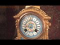 Japy Freres Sevres porcelain and Gilt Metal Boudoir Clock, French - Circa 1890.