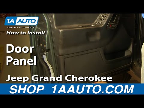 How To Install Replace Door Panel Jeep Grand Cherokee 99-04 1AAuto.com