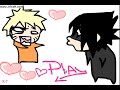  anime naruto sasunaru narusasu flash crack valentines day