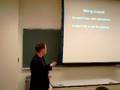 Presentation on Stand-Up Comedy (April 25, 2008)