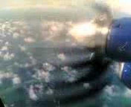 Cruising over The Caribbean Sea