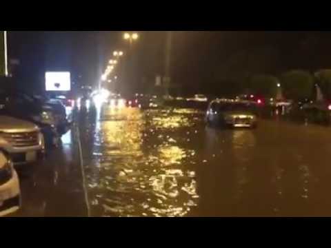 Kuwait rain flood March 24th 2017