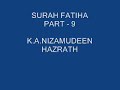 QURAN TRANSLATION IN TAMIL SURA FATHIA 9 (TAFSEER) BY HAZRATH K.A.NIZAMUDEEN MANBAVEE