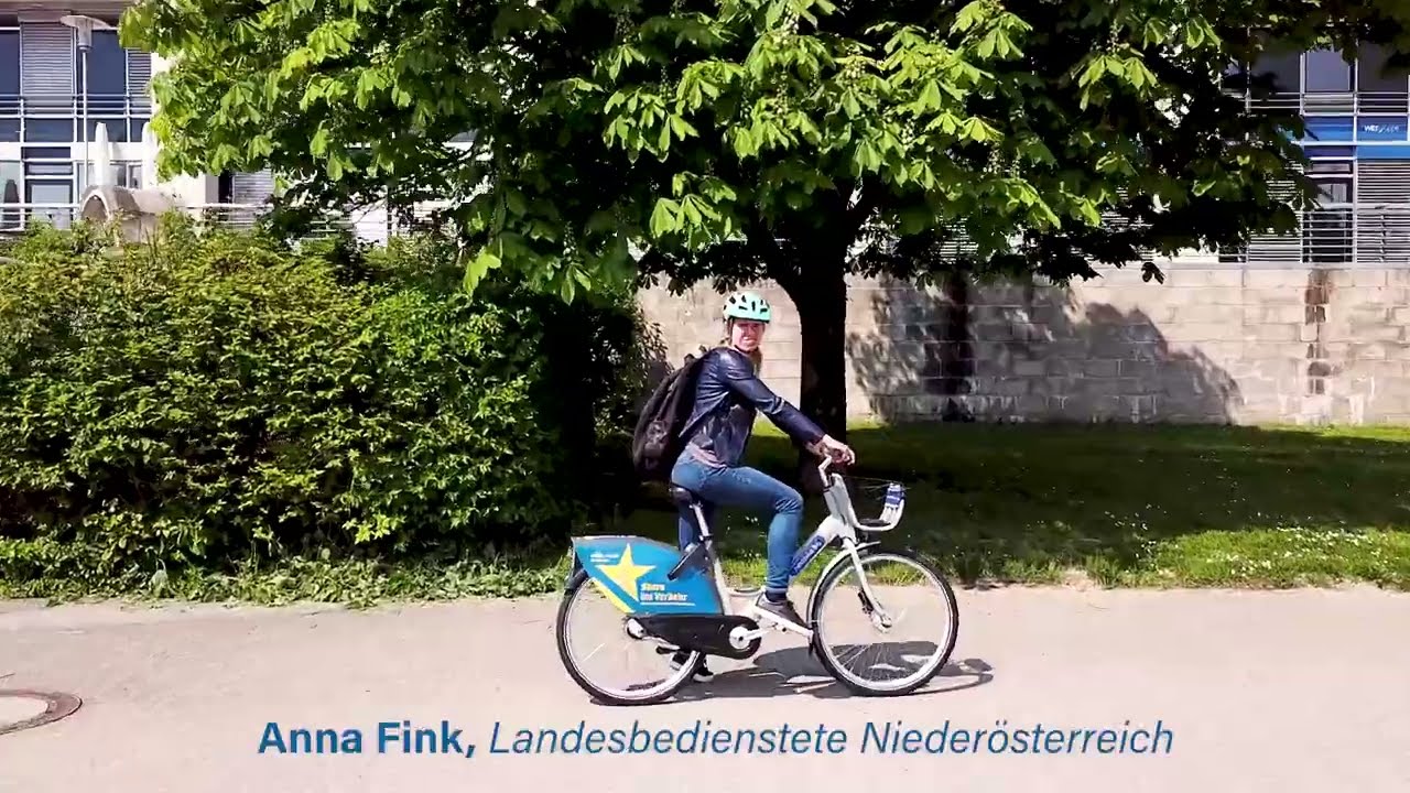 Radfahren macht fit - Anna Fink, Landesbedienstete St. Pölten