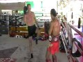 Pim Hoogeveen - Training at Sinbi Muay Thai gym with Bao V Sitsornchai - 2011.avi
