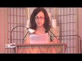From the podium of the Ethical Humanist Society of Chicago, the day before her canceled talk on 