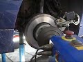 E38 BMW; Worped roters fix by shaving them on the car.