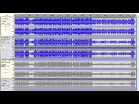 how to isolate drums audacity