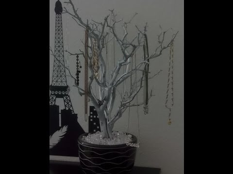 how to make a jewelry tree