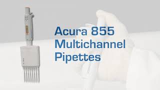Multichannel Micropipette Acura® manual
