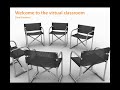 Welcome to the virtual classroom