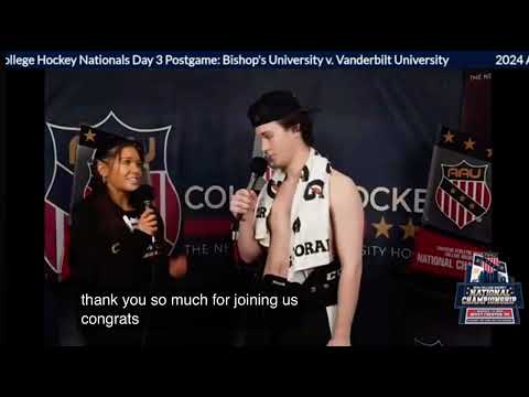 Keyan Hogan Postgame Interview: Bishop’s University Vs Vanderbilt University